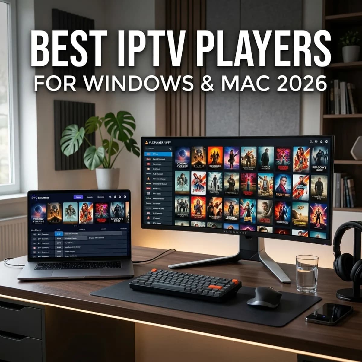 Melhores leitores de IPTV para Windows e Mac (2026)