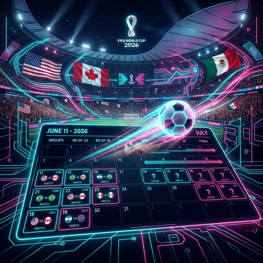 Calendrier Complet de la Coupe du Monde 2026